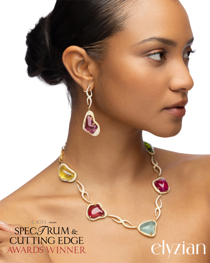 Elyzian Wins AGTA Spectrum Award for Excellence in Evening Wear