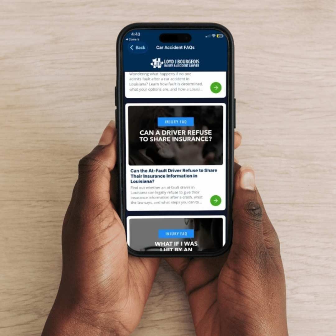 LJB Legal App Helps Louisiana Accident Victims Understand Their Rights